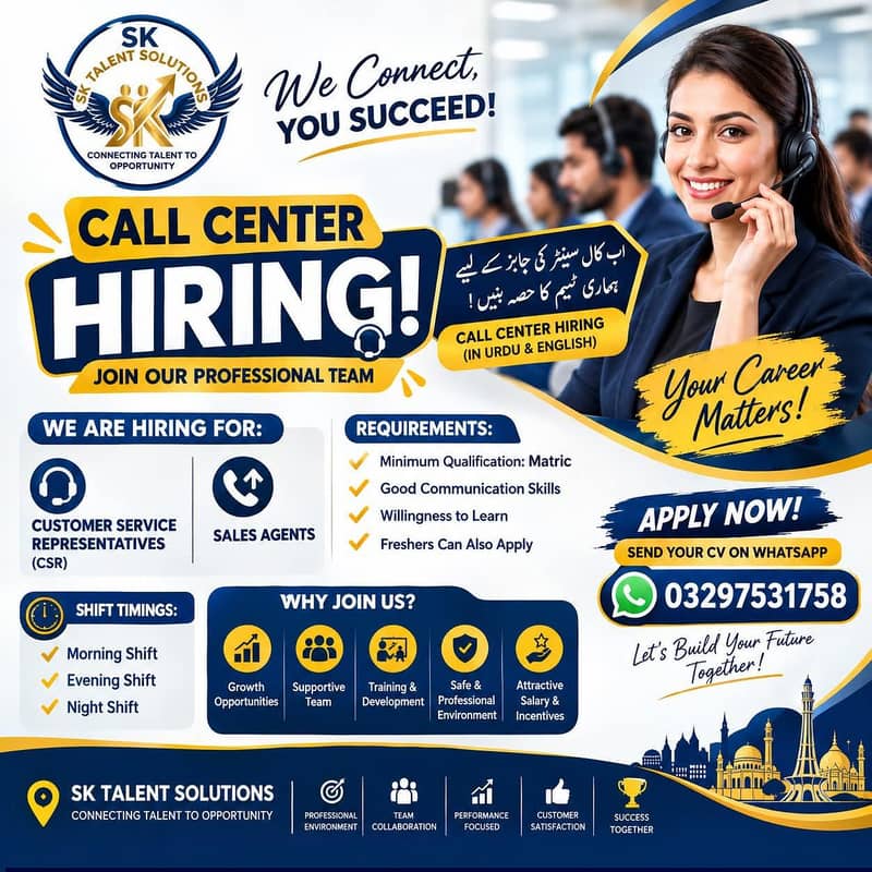 Need staff for Call CENTER|MALES And Females||Freshers Can also apply| 0