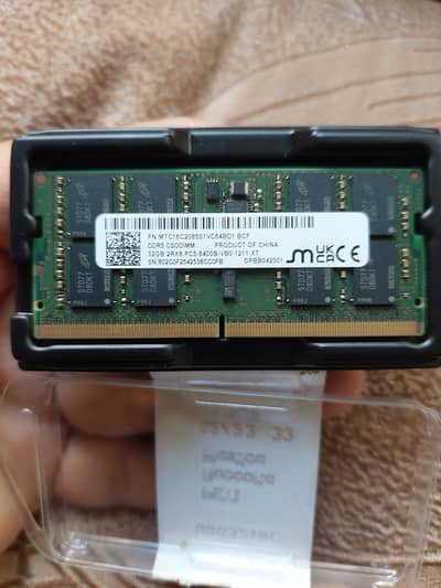 Micron 32gb DDR5 6400mhz sodimm