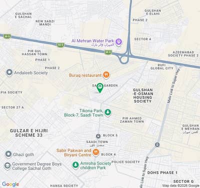 House for sale saadi garden block 5 west open