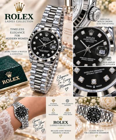 ROLEX LADIES DATE JUST PLAIN