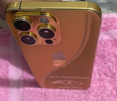 iPhone 15 Pro Max Special Gold plated & Diamond Edition