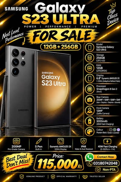 Samsung Mobile S23 Ultra
