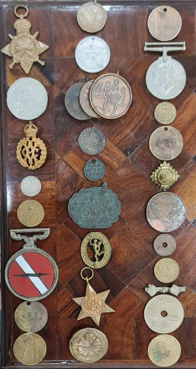 Rare Antique Medals, Military Badges & Vintage Tokens FOR SALE LHR