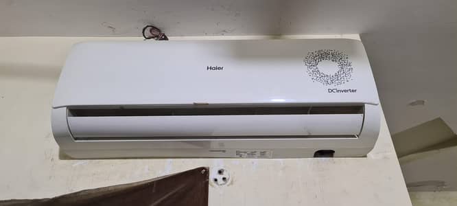 HAIER 1.5 TON INVERTER AC HEAT AND COOL 2 SEASON USED 03281010987