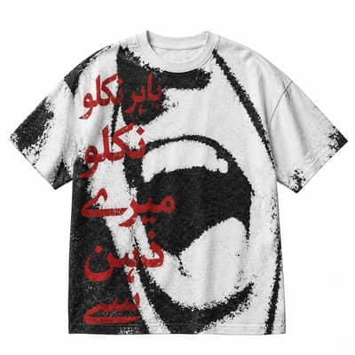 pintrest inspier asthetic urdu printed shirts