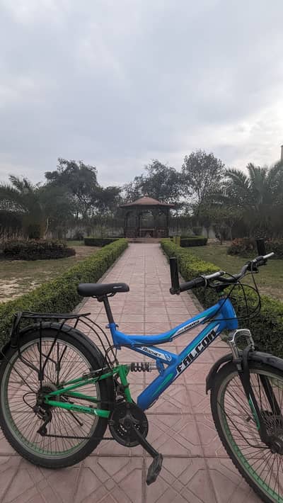 Falcon Rocket 24 Inch Geared Bike - Disc Brake & Dual Suspension - Urg