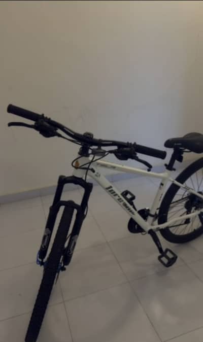 White bicycle
