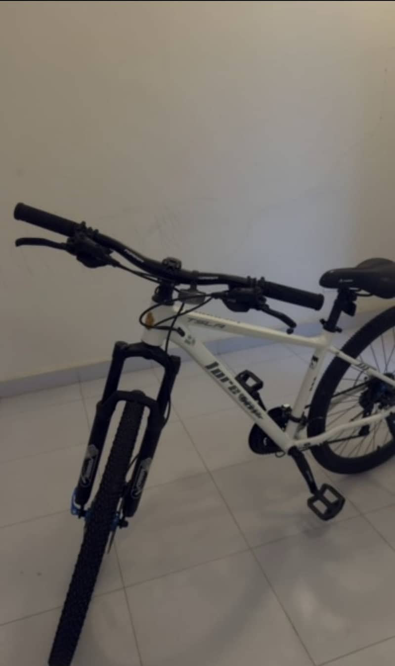 White bicycle 0