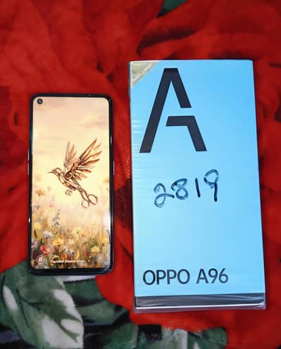 OPPO A96 8/128 | 10/10 Condition | Box + Charger | Sunset Blue