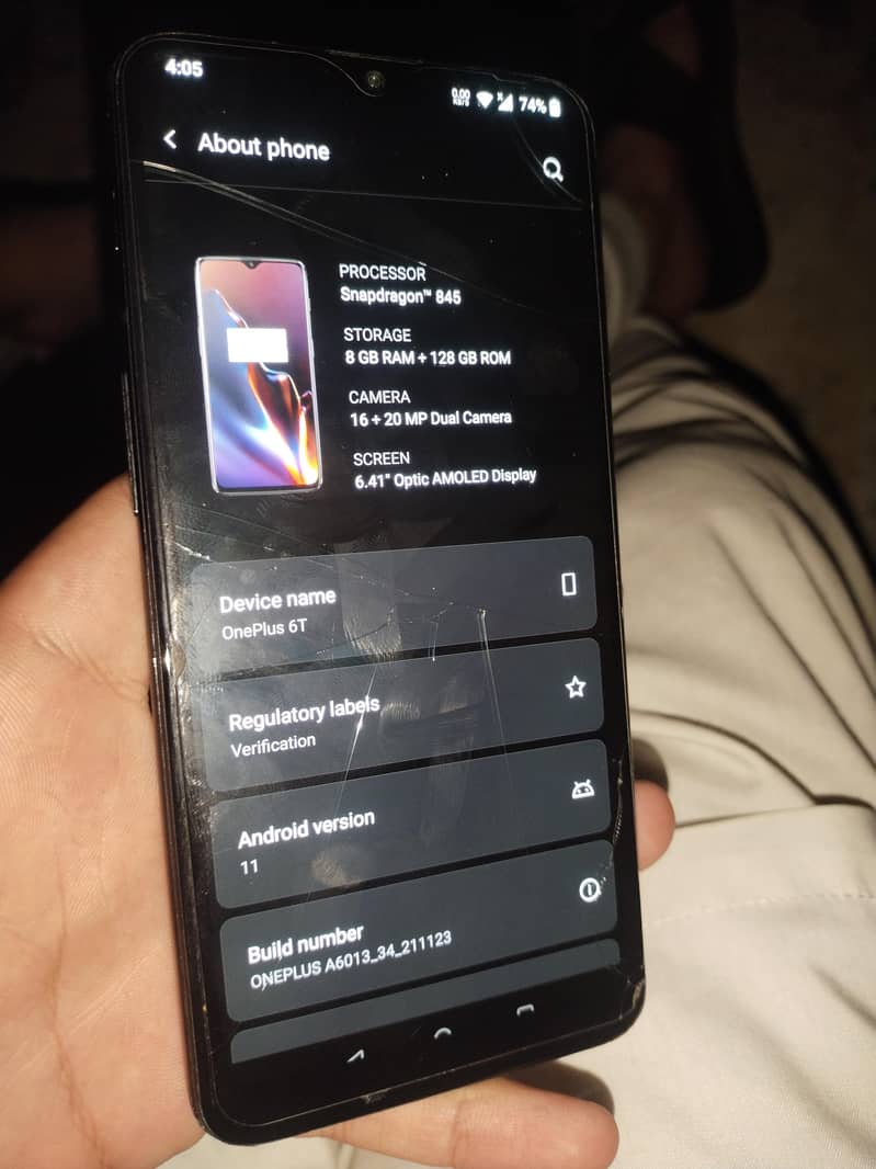 One Plus 6T 1