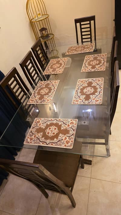 8 Seater Dining Table with Chairs