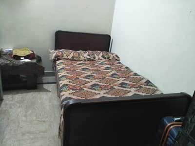 Single Wooden Bed - Strong Frame - Neat & Clean - Lahore