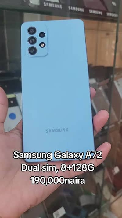 Samsung Mobile A72, Original Mobile, Charger,