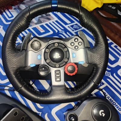 Logitech G29 steering wheel+ shifter