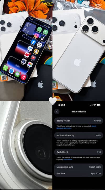 iPhone 17 Pro Max 100% Helth