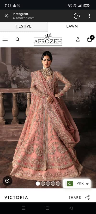 Afrozeh Victoria collection Dress for sale
