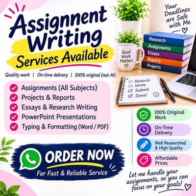 assignment writing work