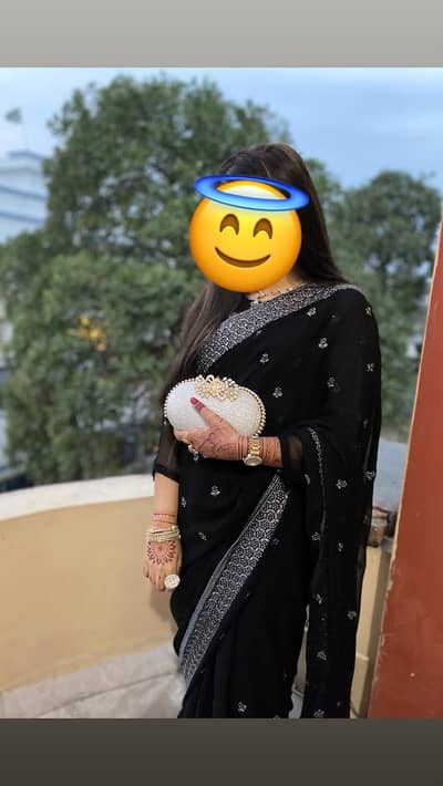 black saree for sale