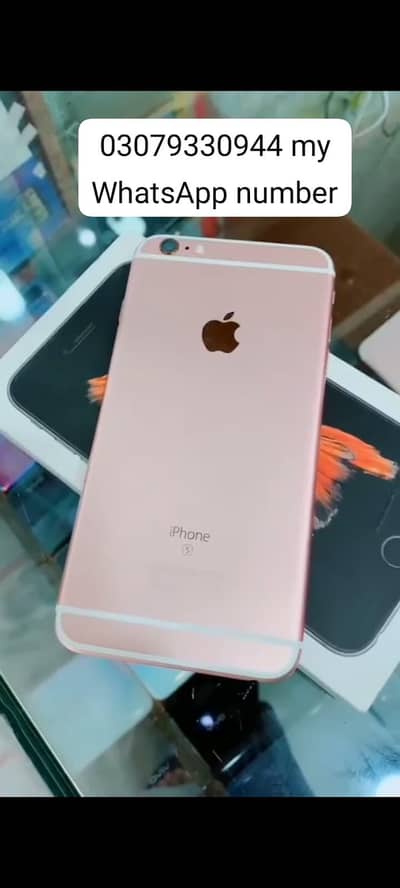 Apple iPhone 6S Plus 128gb PTA approved vid box all ok