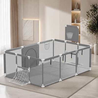 Large Baby Playpen / Safety Play Fence 4×6ft. Great Condition!