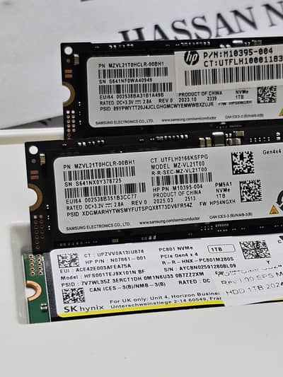 Samsung 1TB Gen4x4 NVMe SSD | 100% Health | OEM SAMSUNG 980 PRO
