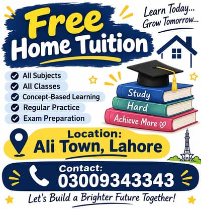 FREE TUITION AVAILABLE