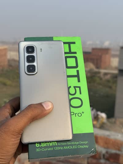 Infinix Hot 50 Pro Plus 8+256gb with box charger
