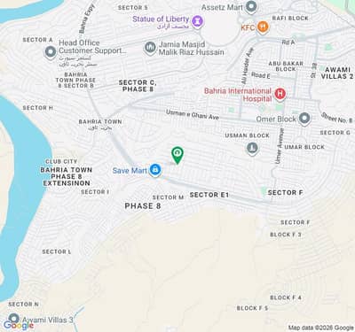 Bahria Town Phase 8, G Block L, 10 Marla Plot 222 Map Possession Paid