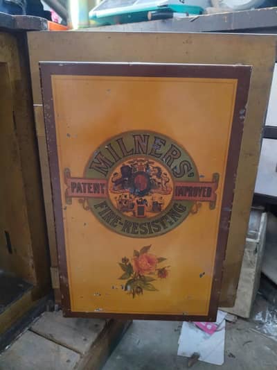 Title: Rare 19th Century British Raj Antique Safe – Milners 212
