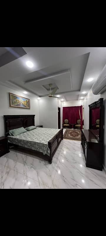 VIP Brand New Corner 10 Marla Fully Furnished Upper Portion Available For Family Only In Best Location Of Bahria Town With All Furniture And Fixtures