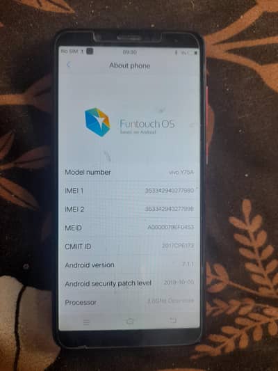 Vivo Y7 5A For Sale
