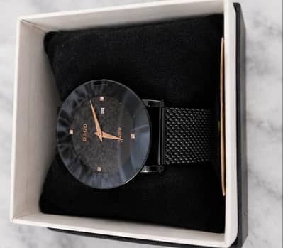 RADO DiaMaster Black Luxury Men's Watch – Premium Look with Box
