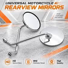 Universal All Bike Side Mirror (Full Metal body)