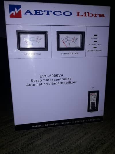 servo motor stabilizer 5000va