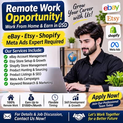 Looking for Remote Job – eBay, Etsy, Shopify & Meta Ads Expert