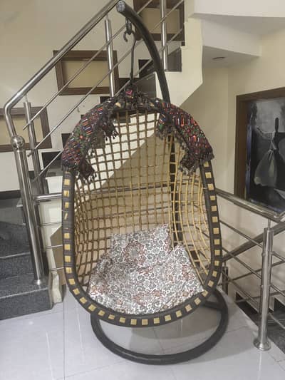 Cane swing chair