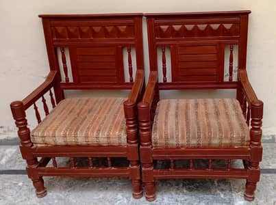 5 seater wodden sofa set