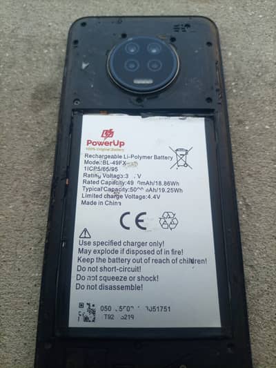 Power Up % Original Battery