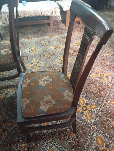 wooden dining table