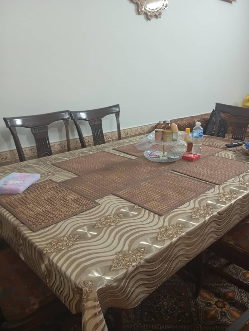 wooden dining table 1