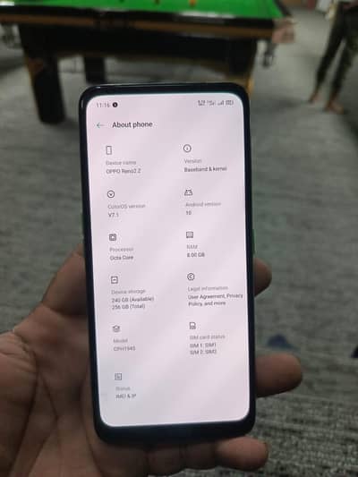 OPPO Reno2 Z 8gb storage 256gbmemory exchange posibal