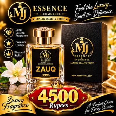 Title: MJ Essence ZAUQ Luxury Perfume – Premium Elegant Fragrance (50m