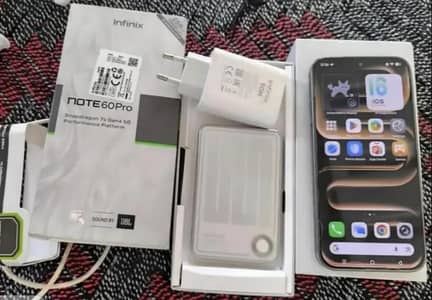Infinix Note 60 Pro full box 11 month warranty