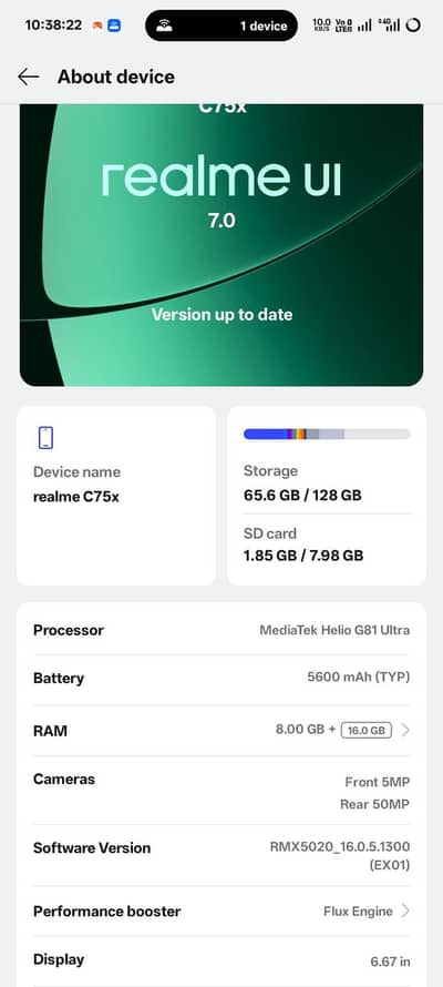 Realme C75x