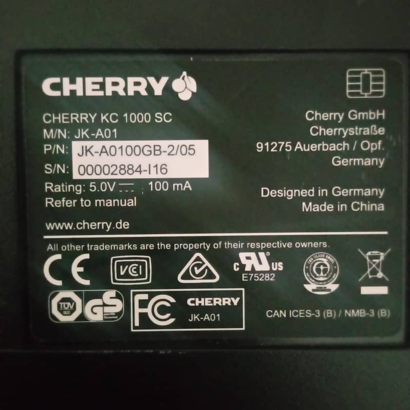 Cherry German Keyboard KC 1