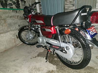 honda cg 125 red