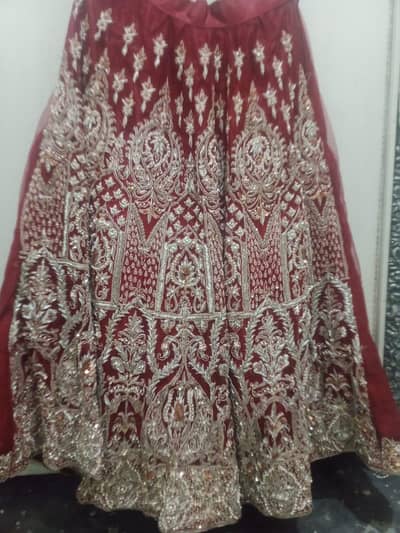 Beautiful Bridal Lehnga in net fabric