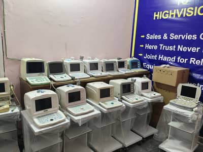 Used / New Chinese / Refurb Japanese grayscale & color doppler machin