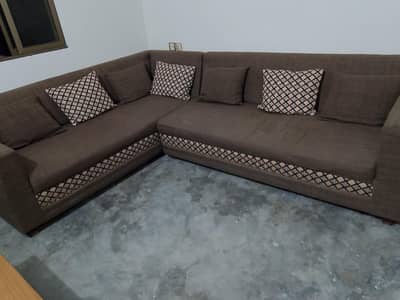 L shaped 7 seater sofa