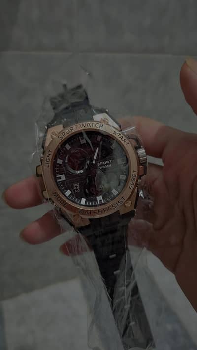 Men's Dual Time Sports Watch